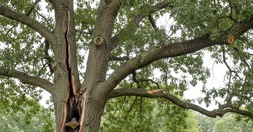 Structural Damage on a Tree